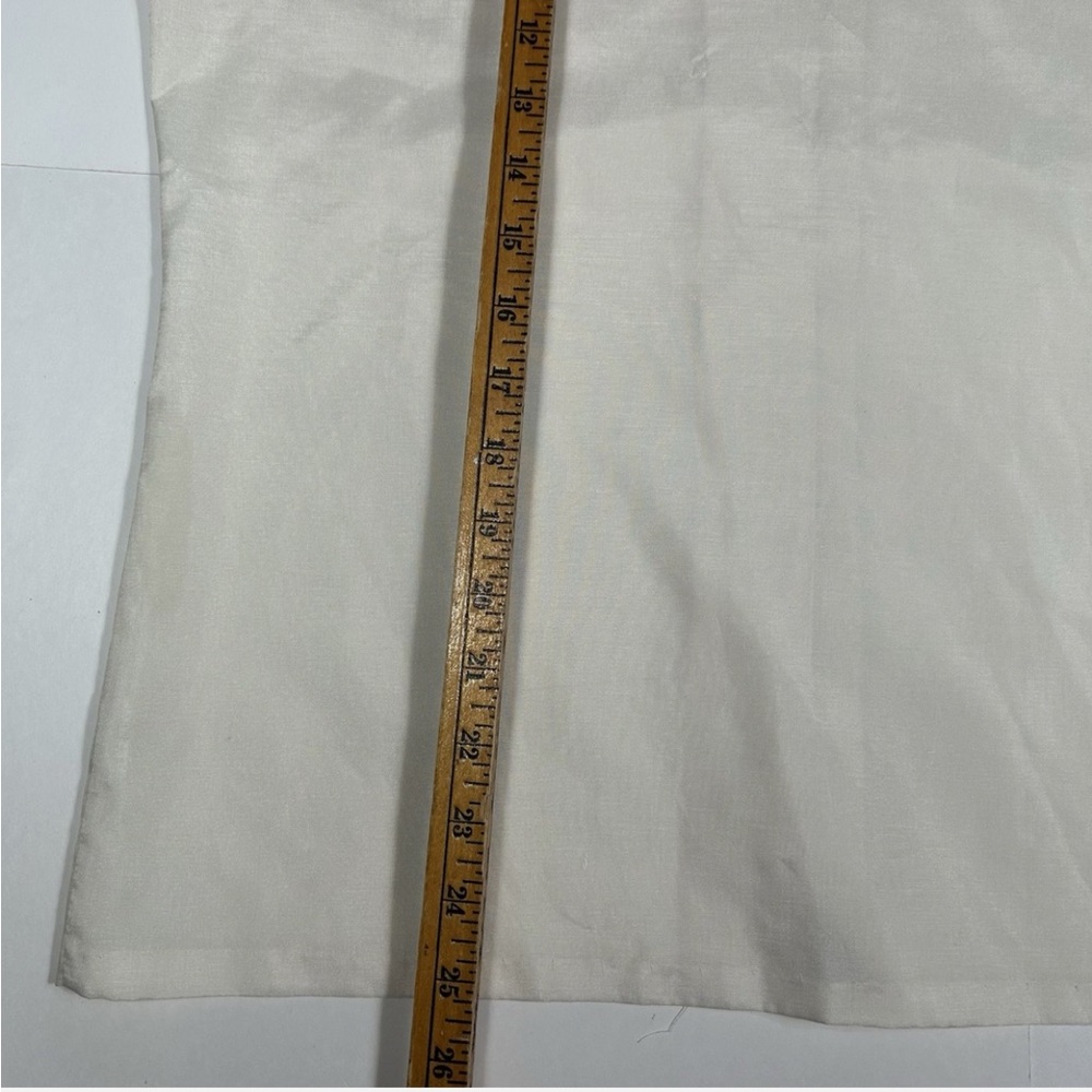 Lady Manhattan 1950s Silkhana Classic White Short Sleeve - Picture 7 of 7
